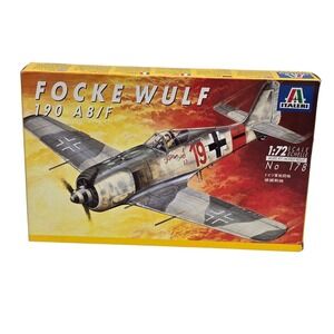 Italeri Focke Wulf 190 A8/F Plane Model Kit 1:72 Scale 178‎ Germany WW2 Fighter